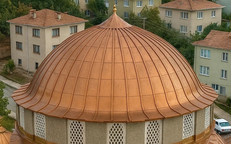 Kubbe Bakır Kaplama
